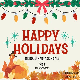 ✨We’ll help you get Holiday ready with glowing skin! 🤩
Call now before appointments fill up! 
(714)