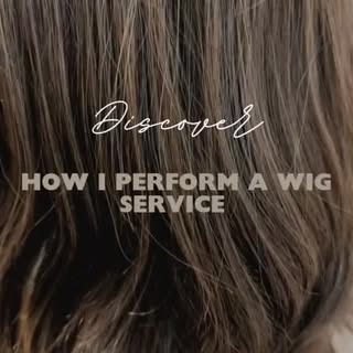 I love offering this service to my clients that wear either a wig or topper (sometimes they have bot