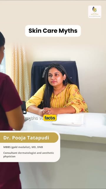 5 Skin care myths vs facts

Home remedies try cheyyadaniki mundu, correct information teluskondi. 📲