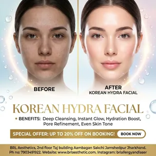 ✨ Get the Glass Skin Glow with Korean Hydra Facial ✨

Experience deep hydration & instant radiance w