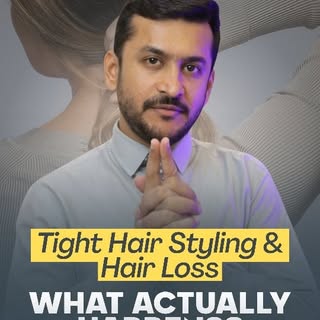 That sleek ponytail might look good… but it could be damaging your hairline.

Tight styles like brai