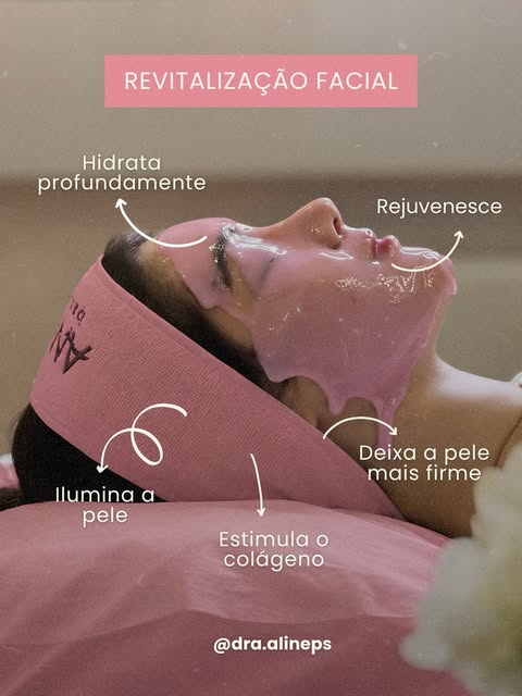 A revitalização facial proporciona uma pele mais rejuvenescida, iluminada, hidratada e firme, estimu