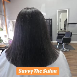 The results are always phenomenal #silkpress #luxuryhaircare #hairhealthandwellness #savvythesalon #