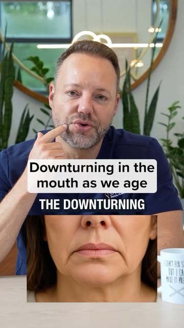 Why do the corners of the mouth start to turn downward with age?

Dr. Minton explains what causes th