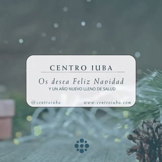 En estas fiestas tan señaladas el equipo de Centro Iuba os desea feliz Navidad y próspero año nuevo 