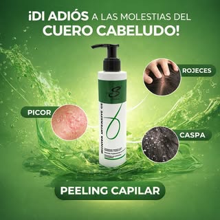 Wonter Intensive Gel.
.
Peeling Capilar: Tratamiento intensivo anti-caspa y descamación.
.
Con la ll