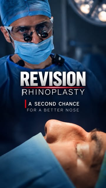 “Rhinoplasty didn’t go as planned the first time?”
Revision Rhinoplasty is where experience matters 