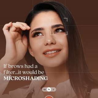 Just like filters perfect your pictures, Microshading perfects your brows, but in real life. 
No tou