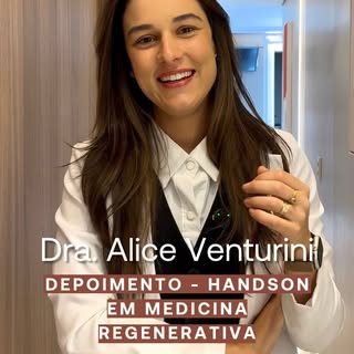 Hoje tivemos mais um HandsOn cheio de aprendizado prático com a nossa querida aluna @dra.aliceventur
