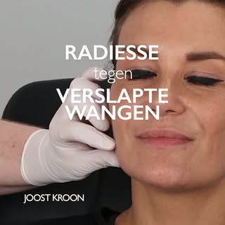 RADIESSE TEGEN VERSLAPTE WANGEN
door dokter Myrthe Jolles

kleine aanpassing: de collageenstimulatie