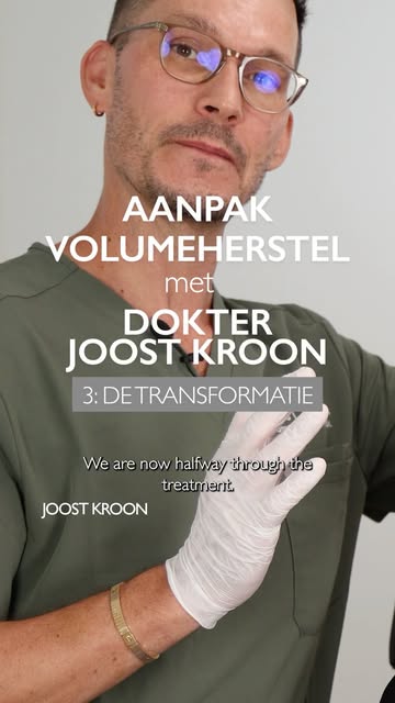 ZO ZIET SUBTIEL VOLUMEHERSTEL ERUIT
door dokter Joost Kroon

Halverwege de behandeling zie je vaak g