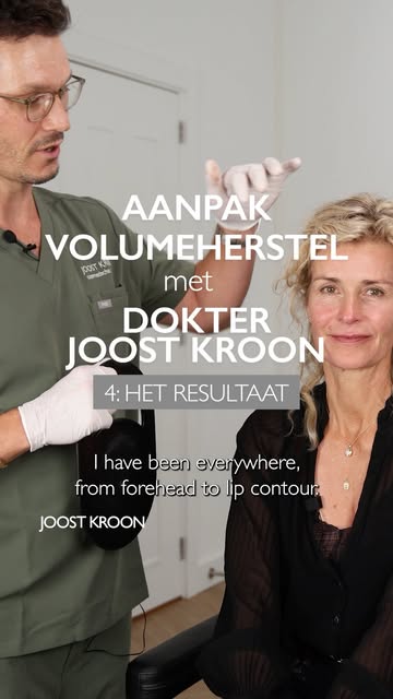 VOLUMEHERSTEL: DE REVEAL
door dokter Joost Kroon

Het resultaat van de volumeherstel behandeling doo