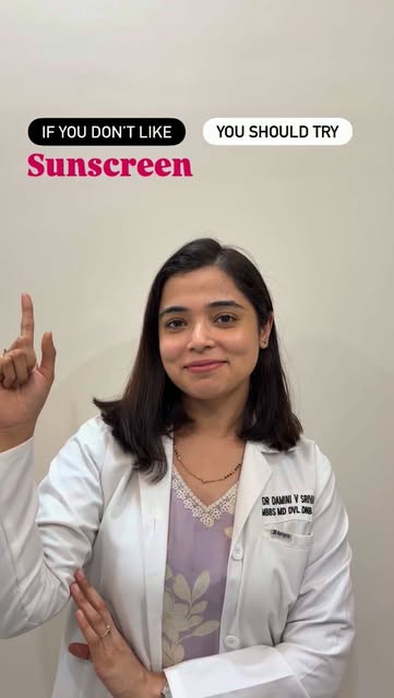 Don’t like sunscreen? Great news… you can skip it! 😌☀️

…just kidding. 😂

Dr. Damini says: PUT IT 