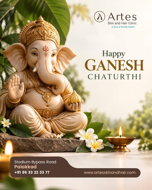 May every new beginning bring a healthier, happier glow.

Happy Ganesh Chaturthi 

📍 Artes Skin & H