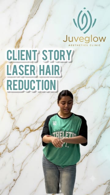 Our client Nagaja shares her experience with laser hair reduction treatment✨