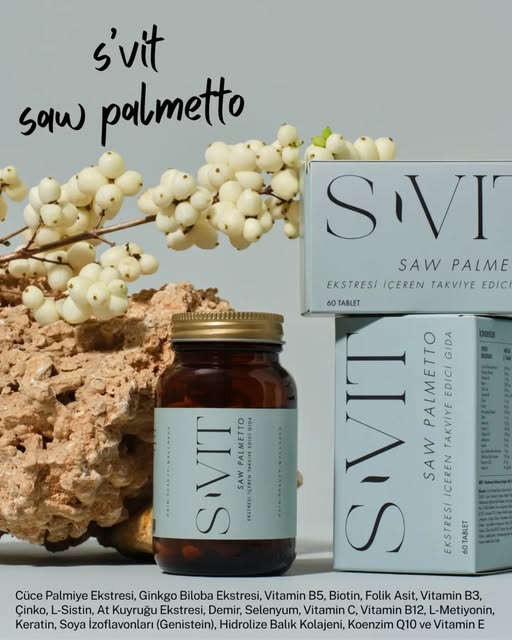 S’Vit; saç ve tırnak sağlığını desteklemek için özel olarak geliştirilmiş vitamin, mineral ve bitkis