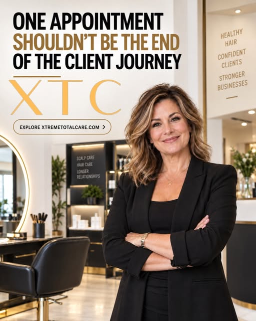 A professional service happens in your treatment room—but your client’s routine continues at home. T