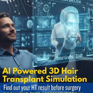 Introducing India’s first AI-powered 3D Hair Transplant Consultation at AKS Clinic.

✔ Scans your cu