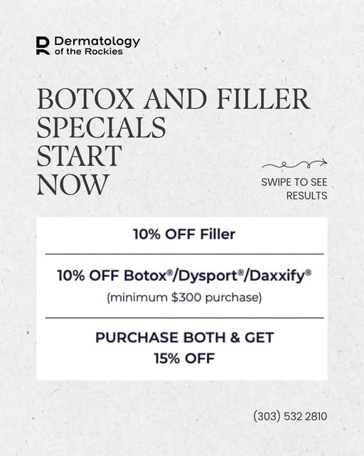 The Botox and Filler special you’ve been waiting for is finally here!
Start your fall refresh two we