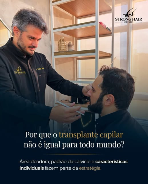 Não existe um transplante capilar igual ao outro.

Cada paciente tem características que influenciam