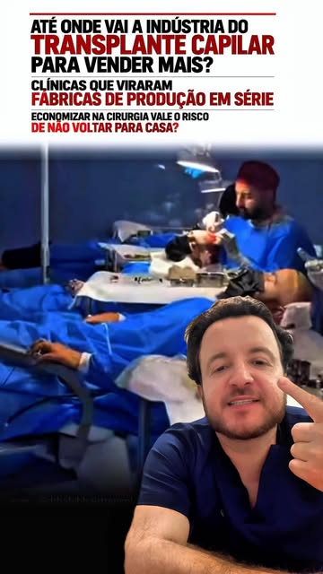 Quando uma cirurgia começa a parecer uma linha de produção, algumas perguntas precisam ser feitas.

