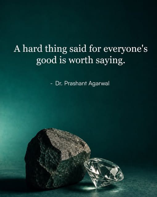 I don’t think being honest always means saying what people want to hear.

Sometimes, if something ne
