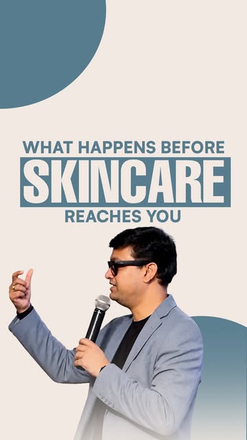 Most people see a skincare product only after it reaches the shelf.

But I’ve always felt that the m
