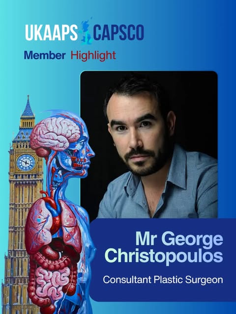 Meet CAPSCO member Dr George Christopoulos, Plastic Surgery Consultant.

George is a London-based, G