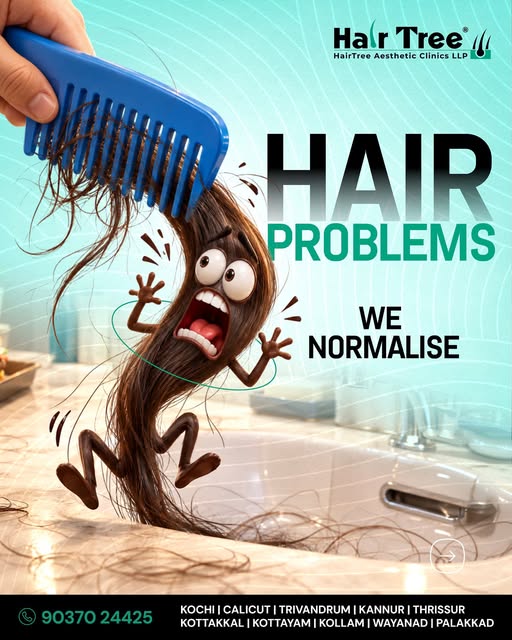 Notice a change? Don’t ignore it. Book your consultation at HairTree Clinic.

#HairTreeClinic #HairC