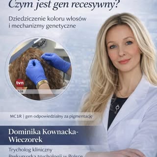 Rudy kolor włosów jest wynikiem mutacji w genie MC1R (Melanocortin 1 Receptor), zlokalizowanym na ch