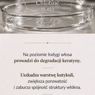 Chlor w organizmie nie „odkłada się” jak metal ciężki — w wodzie pitnej występuje głównie jako związ