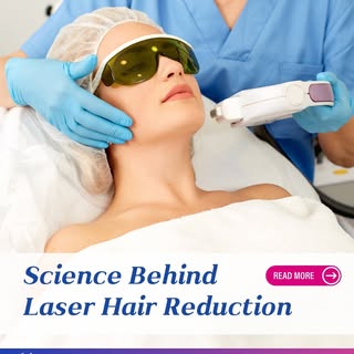 Unwanted hair? Here’s how Laser Hair Reduction actually works.

Laser targets the melanin (pigment) 