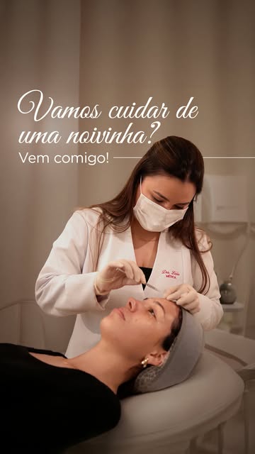 Vamos cuidar de uma noivinha? A Geana é bem nova, mas já se preocupa com a prevenção de rugas. 

Enq