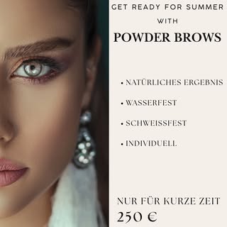 GET READY FOR SUMMER ☀️

Perfekte Brows – jeden Tag, ganz ohne Nachschminken.
Powder Brows sorgen fü