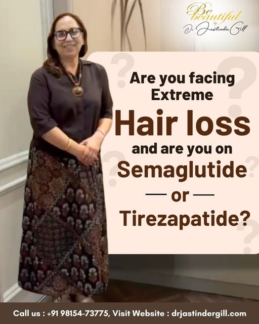 Hair shedding can occur with both Ozempic (semaglutide) and Mounjaro (tirzepatide), and in most peop
