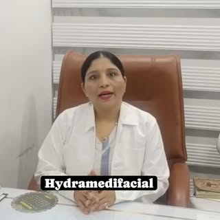 Hydrafacial is a non-invasive facial treatment that combines Exfoliation, Extraction and Hydration.
