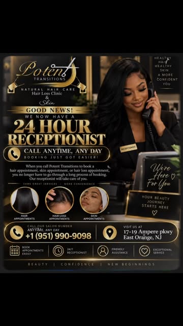 ✨ GOOD NEWS, Potent Transitions family! ✨

We now have a 24-HOUR RECEPTIONIST call anytime, any day,
