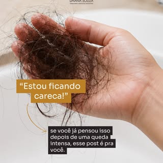 Ver a quantidade de cabelo cair no banho ou na escova assusta muito, e a primeira reação é o desespe