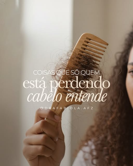 Coisas que só quem está perdendo cabelo entende. 👇

Não é frescura. Não é vaidade exagerada. É uma 