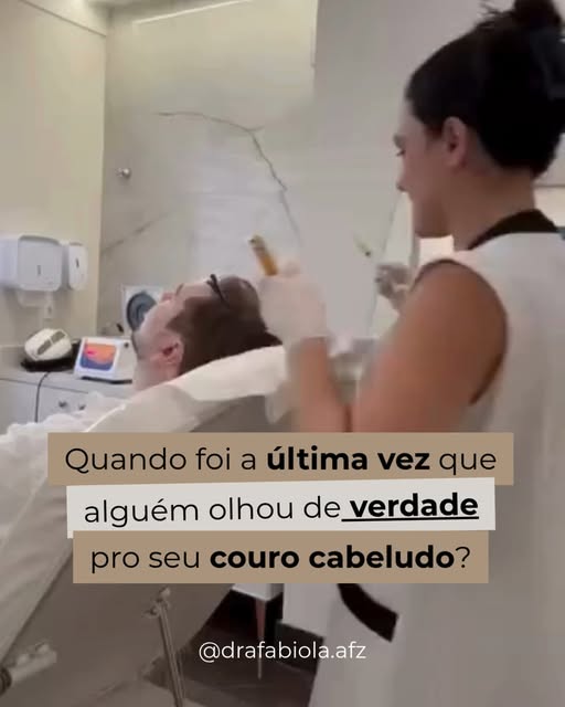 Quando foi a última vez que alguém olhou de verdade pro seu couro cabeludo?

Não o espelho do banhei