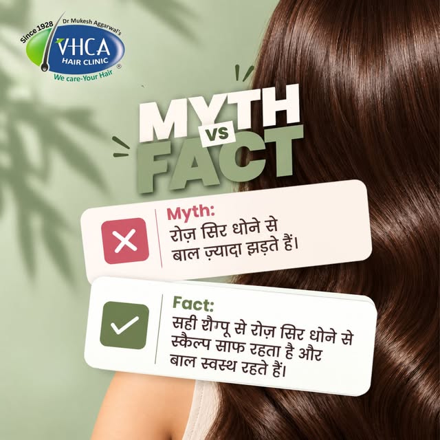 **Roz Sir Dhone Se Baal Zyada Jhadte Hain? Myth vs Fact! 🧴**

Kya aapne bhi suna hai ki roz baal dh