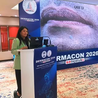 Honoured and glad to be an esteemed faculty at DERMACON 2026
#dermoscopyworkshop
##Dermatologist #dy