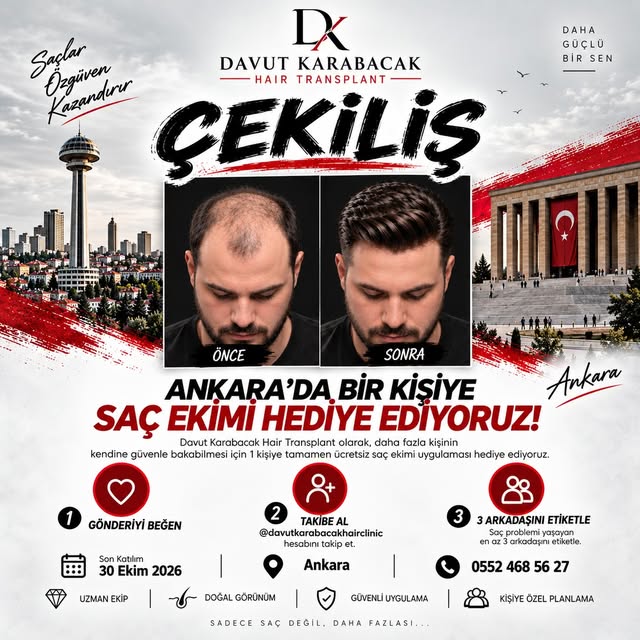 🎉 BÜYÜK SAÇ EKİMİ ÇEKİLİŞİ BAŞLADI! 🎉

Hayalindeki saçlara kavuşmak için şimdi tam zamanı! ✨
Davut
