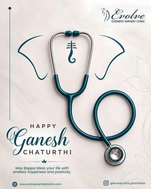 Happy Ganesh Chaturthi from Evolve Cosmetic Surgery Clinic! 🪔

May Lord Ganesha bless you and your 