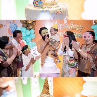Our little happiness is blooming 🫶🏻
Vyyom’s second birthday celebration🥳
📍 @mavericks.india 
.
.