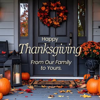 “Happy Thanksgiving, to our wonder family of clients! 🧡🦃 We just wanted to say how grateful we are
