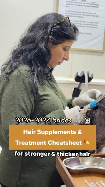 Brides-to-be, your hair deserves a head start too. 👰🏻‍♀️✨

If you’re planning your wedding for 202