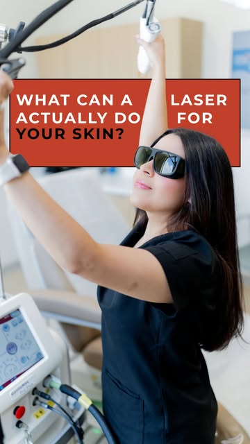 Okay, so it’s laser season…but what can a laser actually do for YOUR skin? ⁠
⁠
More than you might t