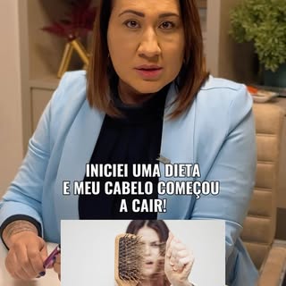 SE VOCÊ COMEÇOU UMA DIETA E PERCEBEU QUE SEU CABELO ESTÁ CAINDO MAIS, LEIA A LEGENDA.

Dietas muito 