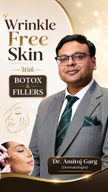 How to Get Younger Looking Skin: Botox & Fillers Explained | Dr. Amitoj Garg (Zirakpur)

Are wrinkle